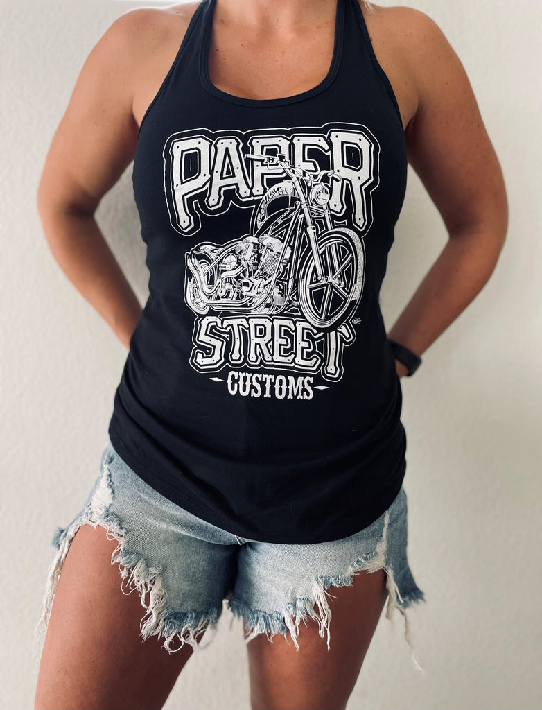 Paper Street Cusoms Ladies Tank front